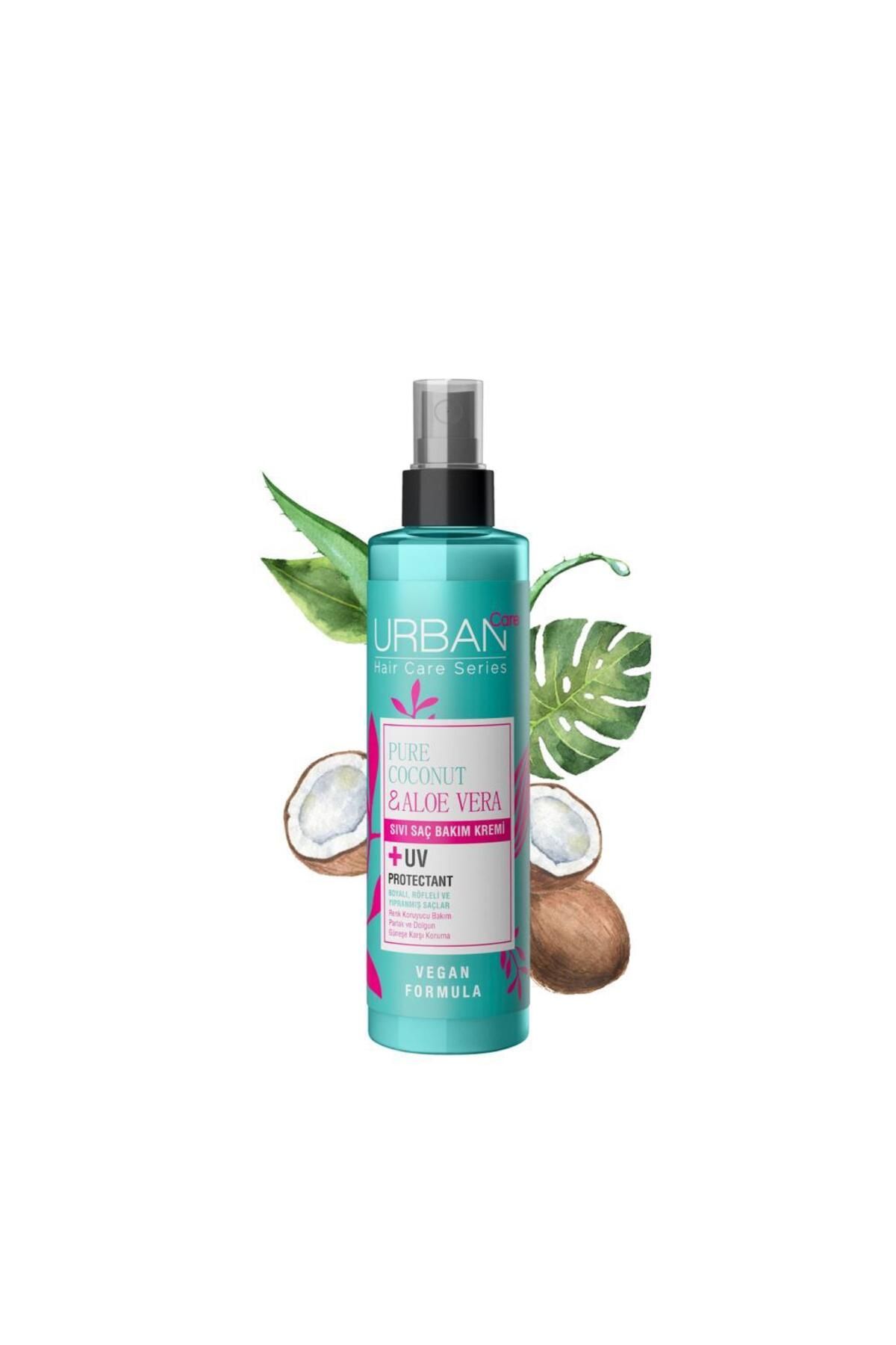 Pure Coconut&aloe Vera Boyalı Saçlar Özel Renk Koruyucu Sıvı Saç Bakım Kremi-vegan-200 ml