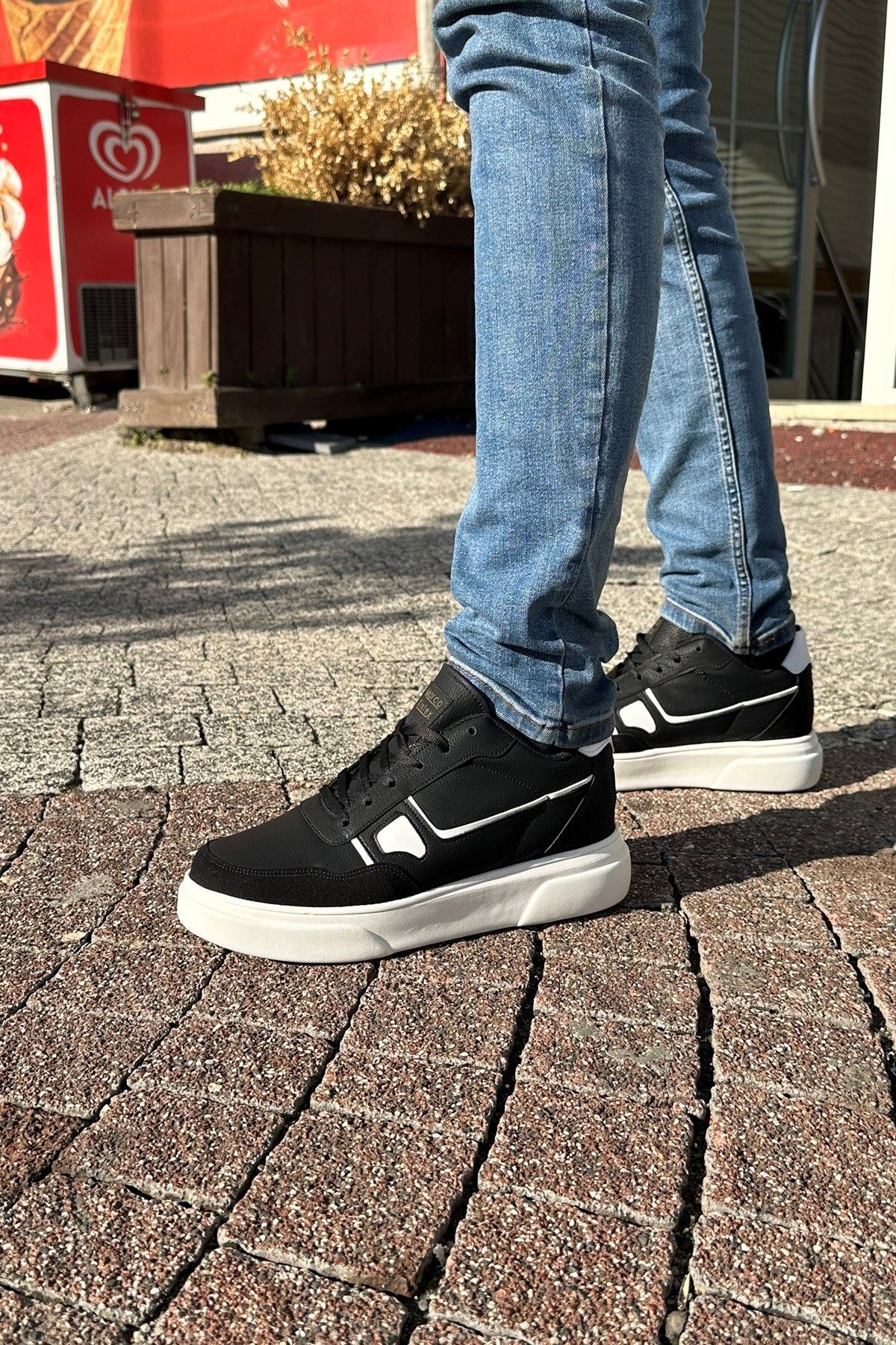 Günlük Erkek Sneaker Bağcıklı Dikişli Hafif Rahat Yürüyüş Spor Ayakkabı 013