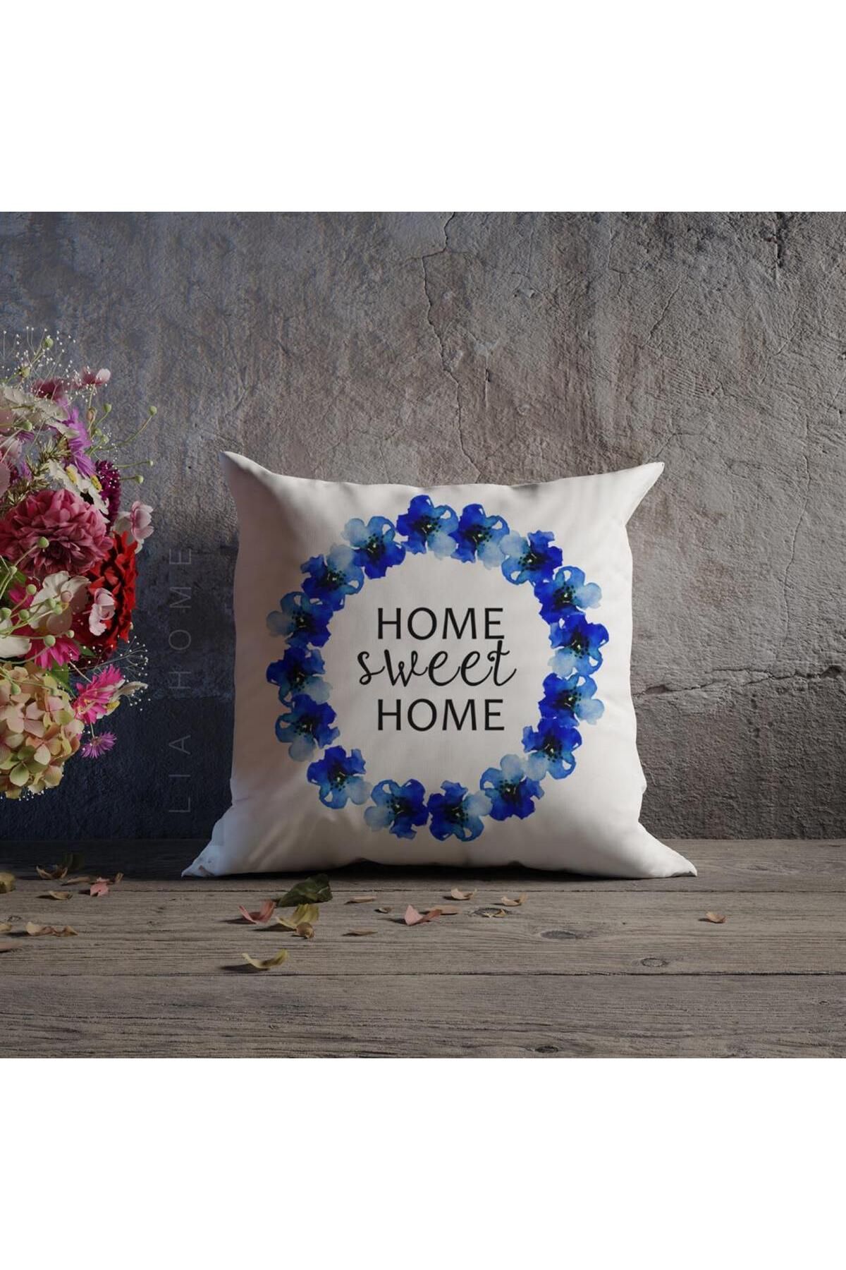 Lia Store Home Sweet HomeYazılı Dekoratif Kır...