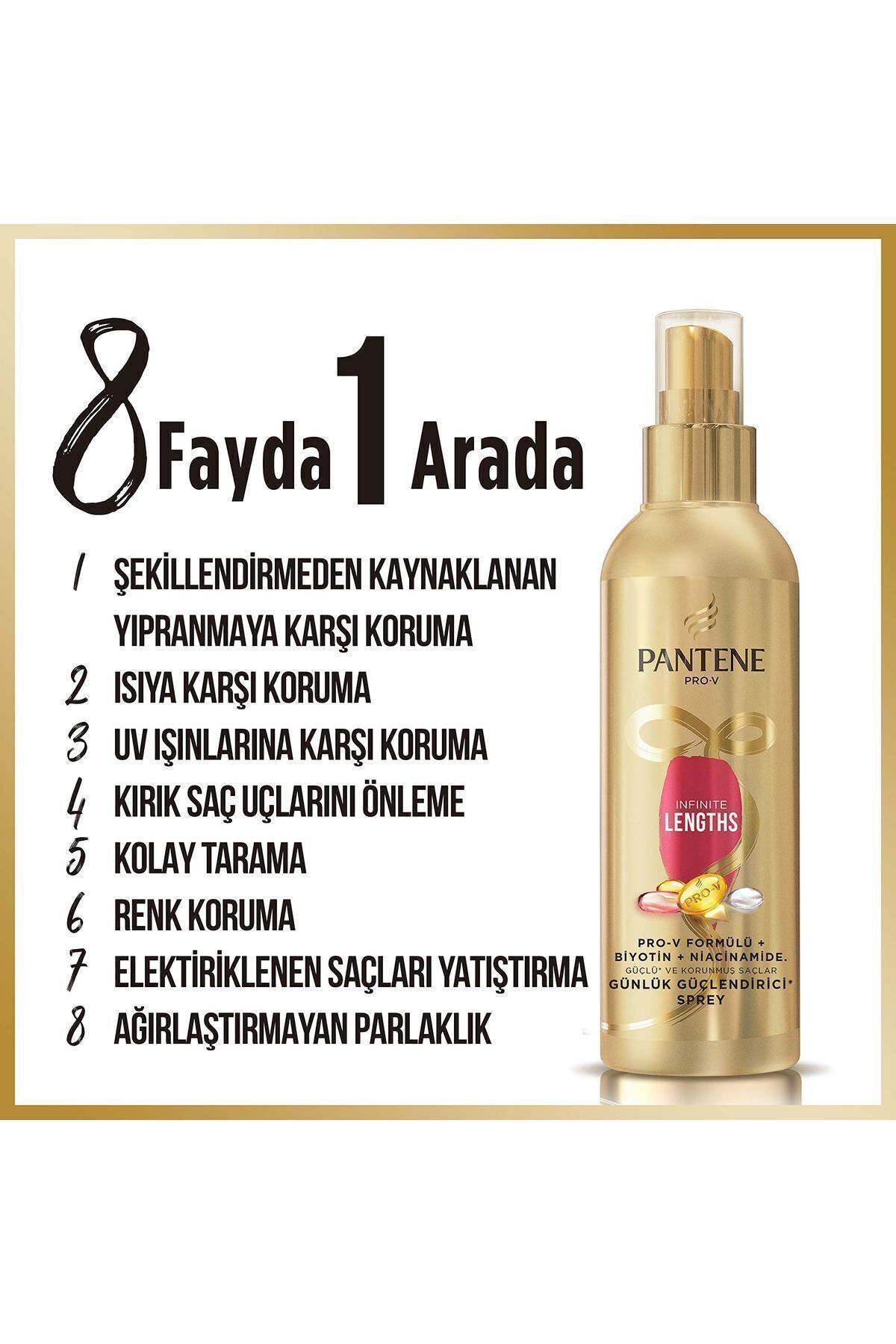 Infinite Lengths Günlük Güçlendirici Saç Spreyi 200 ML