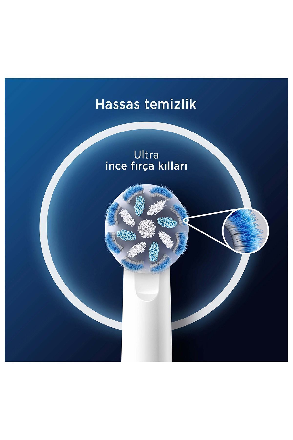 Diş Fırçası Yedek Başlığı Sensitive X-filament 4 Lü