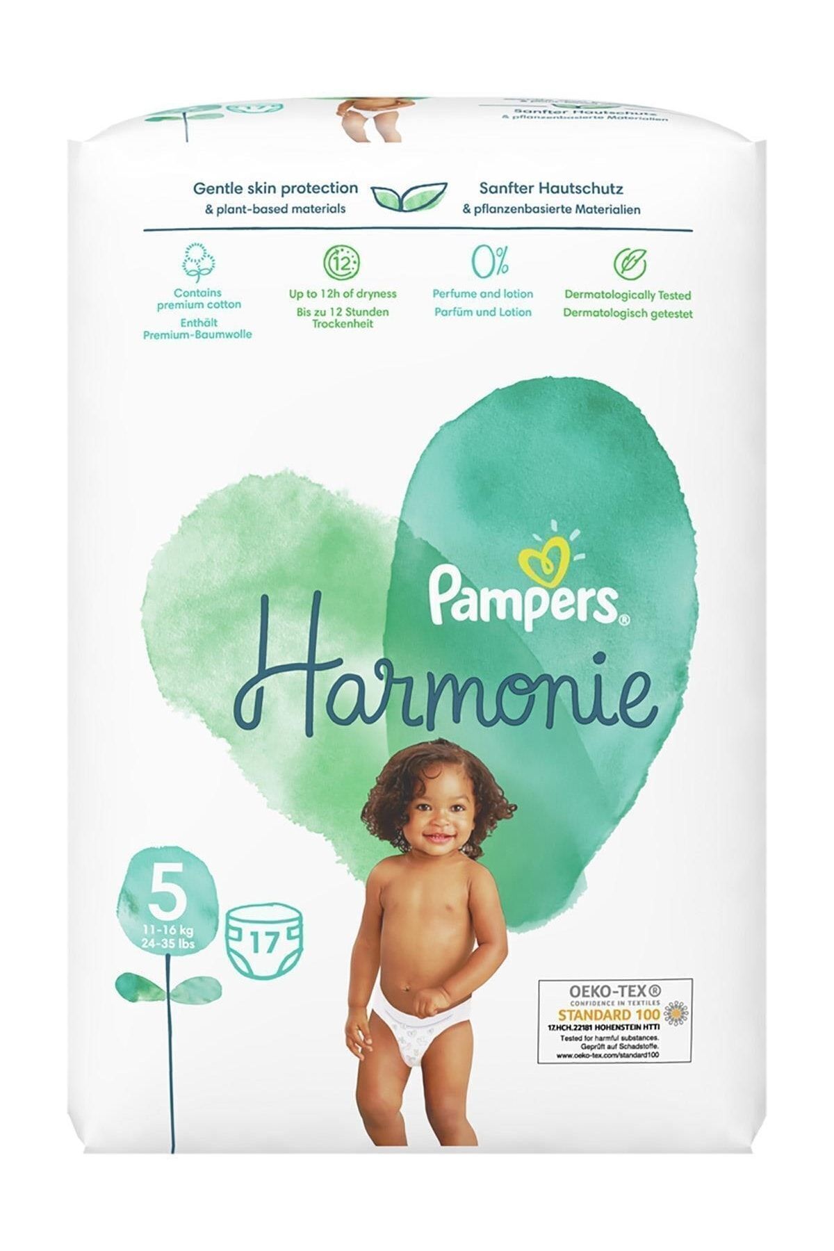 Pampers Harmonie Bebek Bezi 5 Beden 17 Adet Kategori: Bebek Bezi