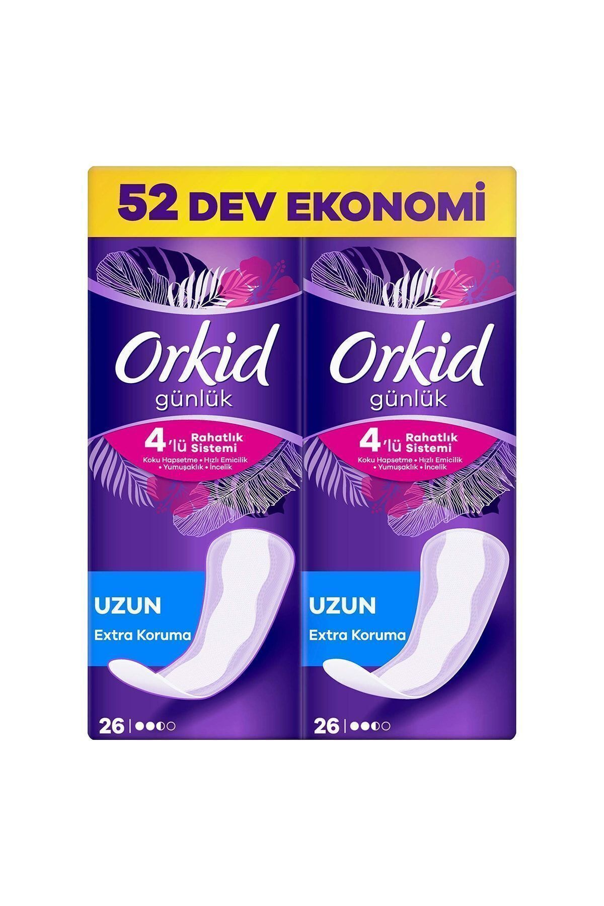 Extra Koruma Uzun Günlük Ped 52 Adet