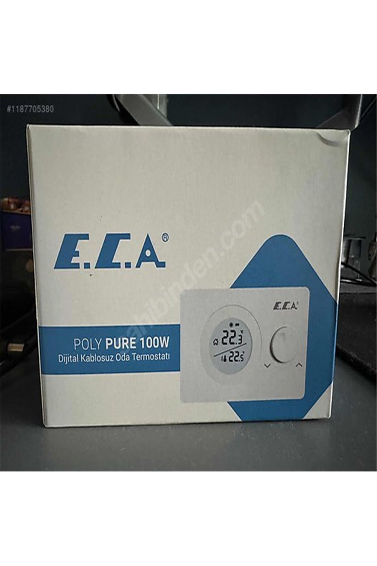 7006903003 Eca Poly Pure 100w Kablosuz Oda Termostatı