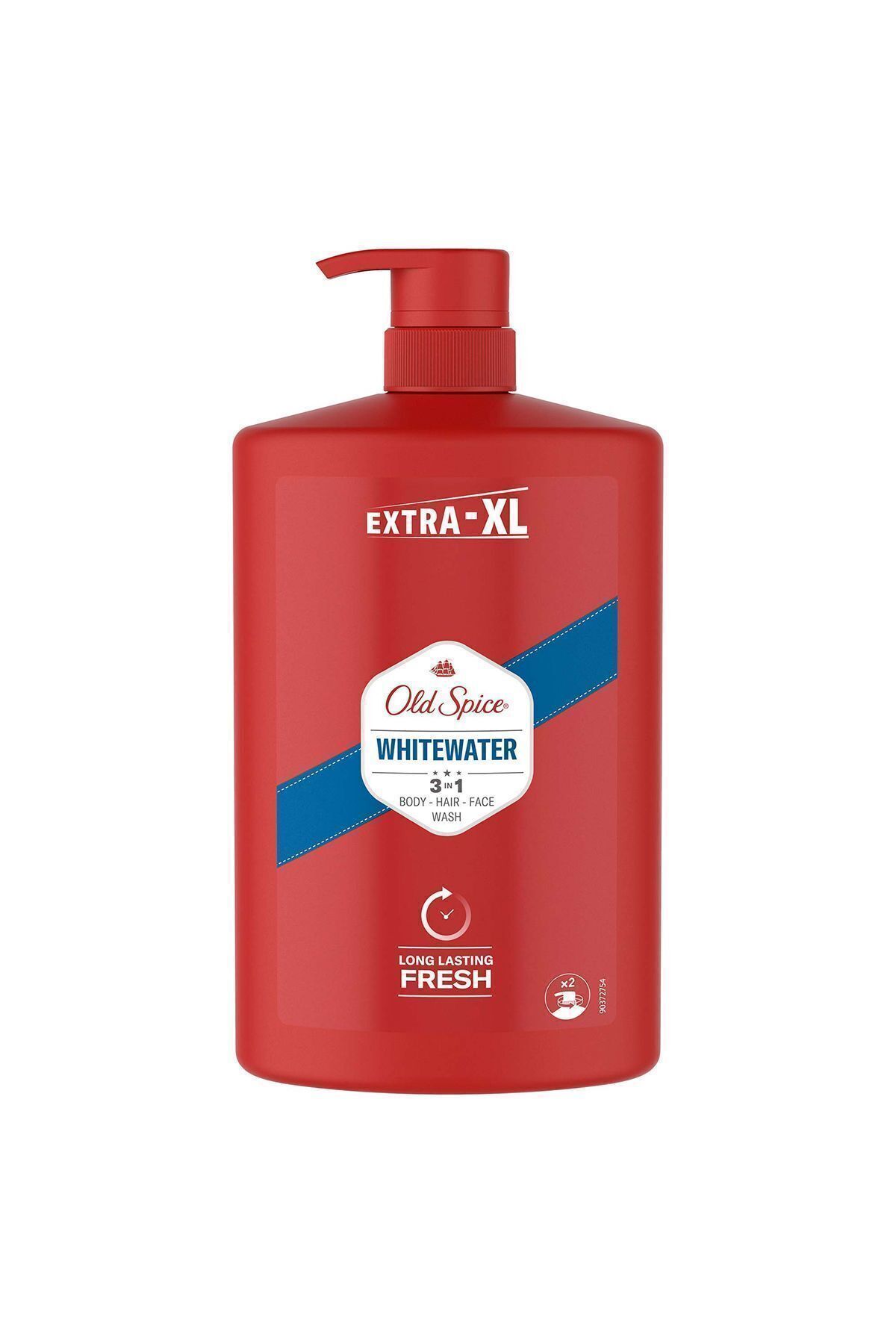 Whitewater Erkekler İçin Duş Jeli ve Şampuan 1000 ml Ekstra-XL