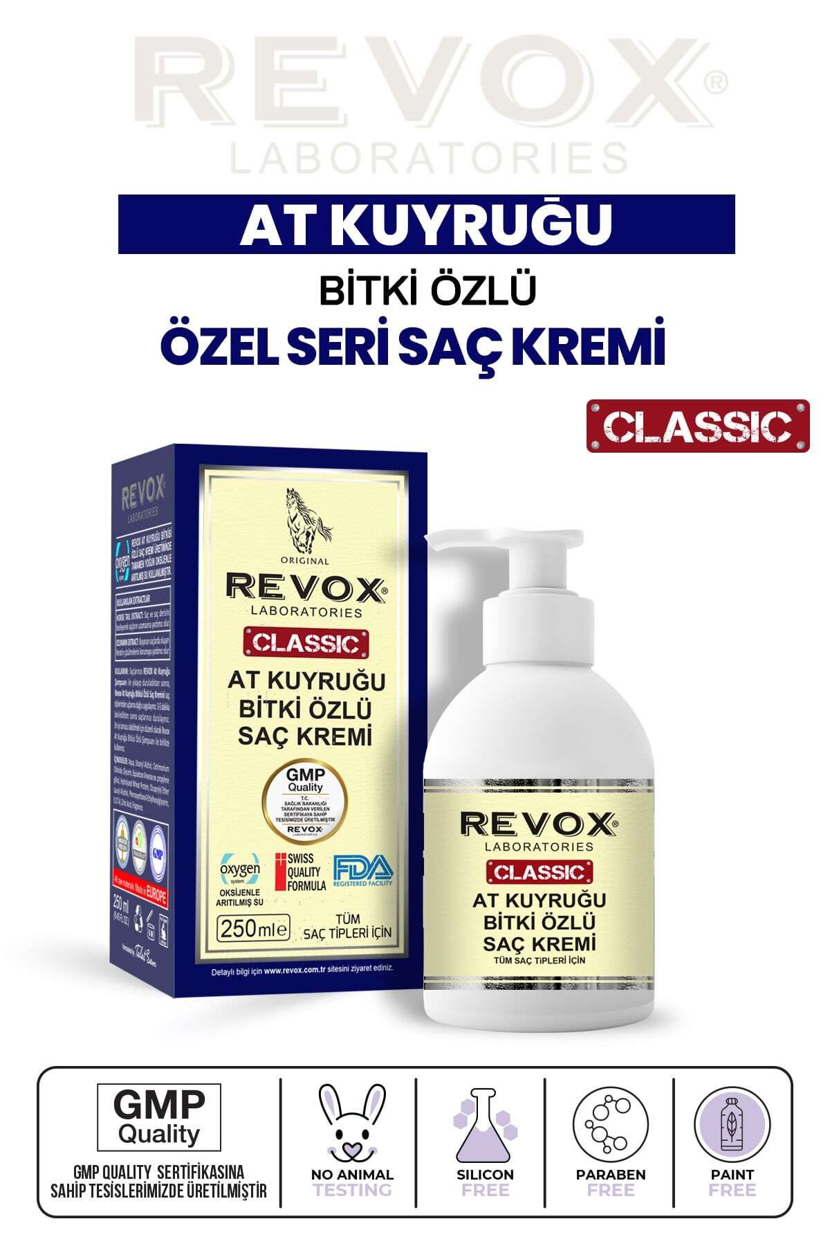 At Kuyruğu Bitki Özlü Özel Saç Bakım Kremi / 2'li Set / 250 ml 250 ml