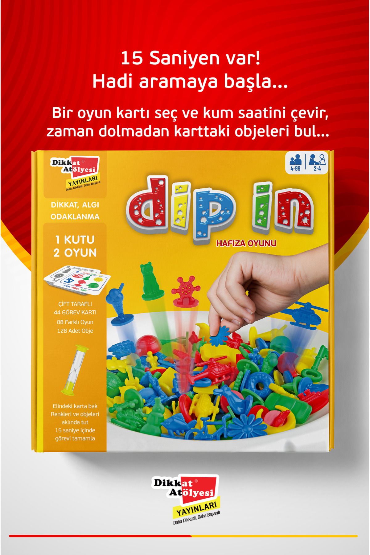 Hi-Q Toys Dip In Dikkat AlgıVe Hafıza Oyunu