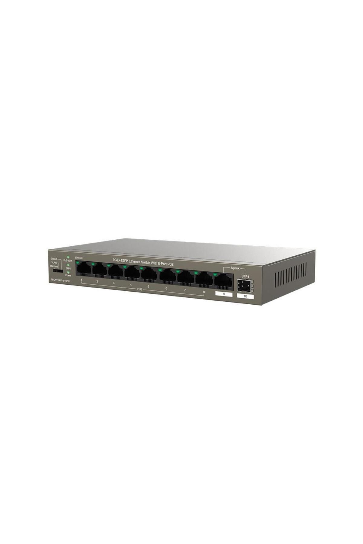 TendaTeg1110pf-8-102w 9 Port8 Port Poe 10-100...