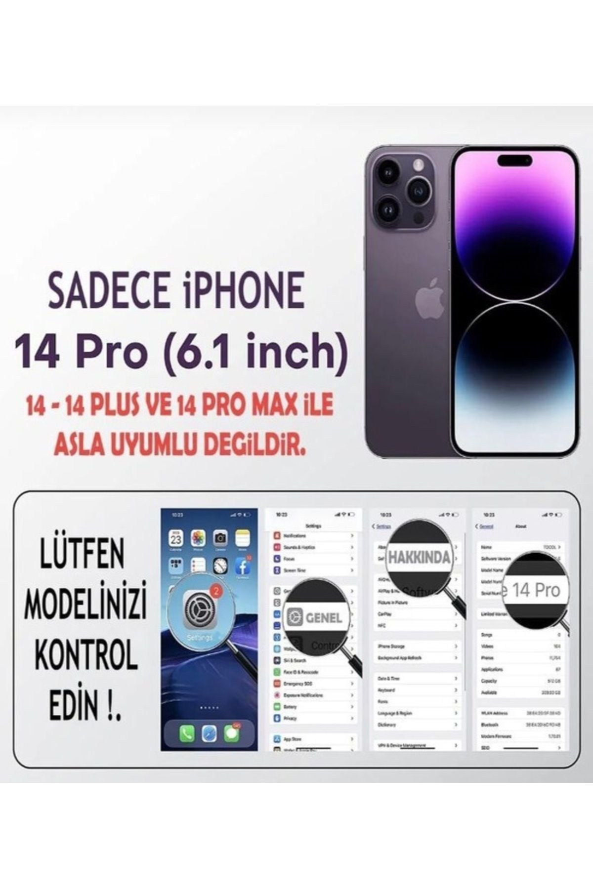 Iphone 14 Pro Uyumlu Lens Koruyuculu Hologram Flowers Kılıf