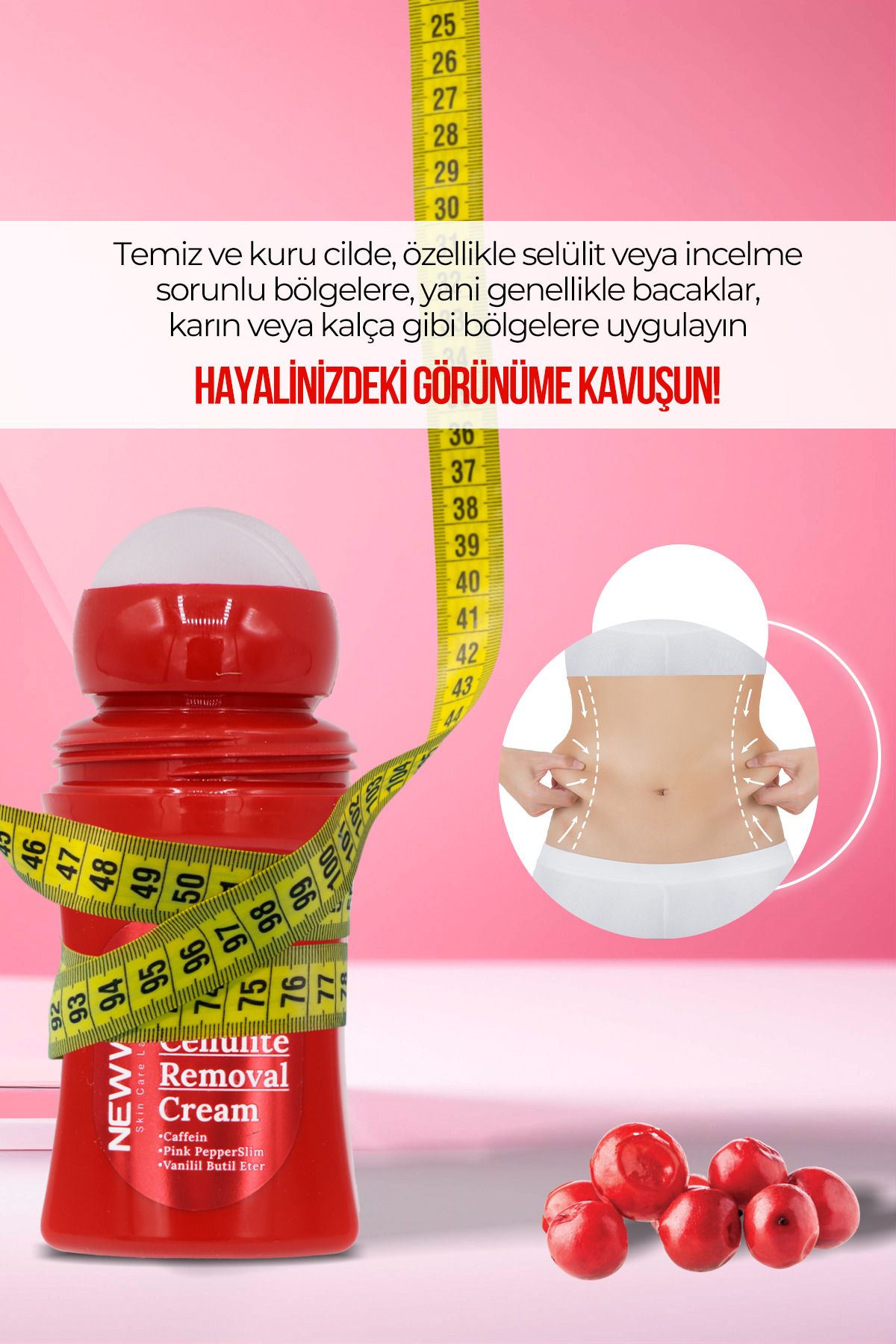 Slimming Cellulite Removal Cream ,sıkılaştırıcı, Krem 50 ml