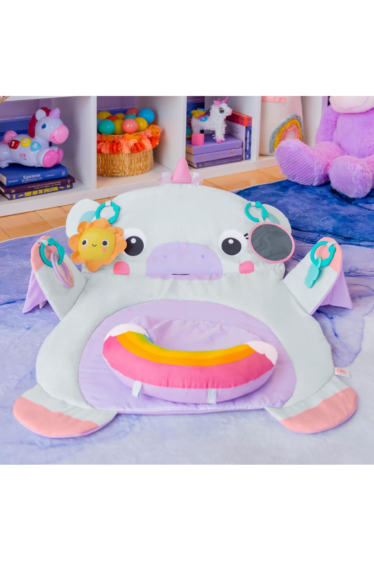 Tummy Time Prop & Play Baby Activity Mat  karın üstü egzersiz matı unicorn