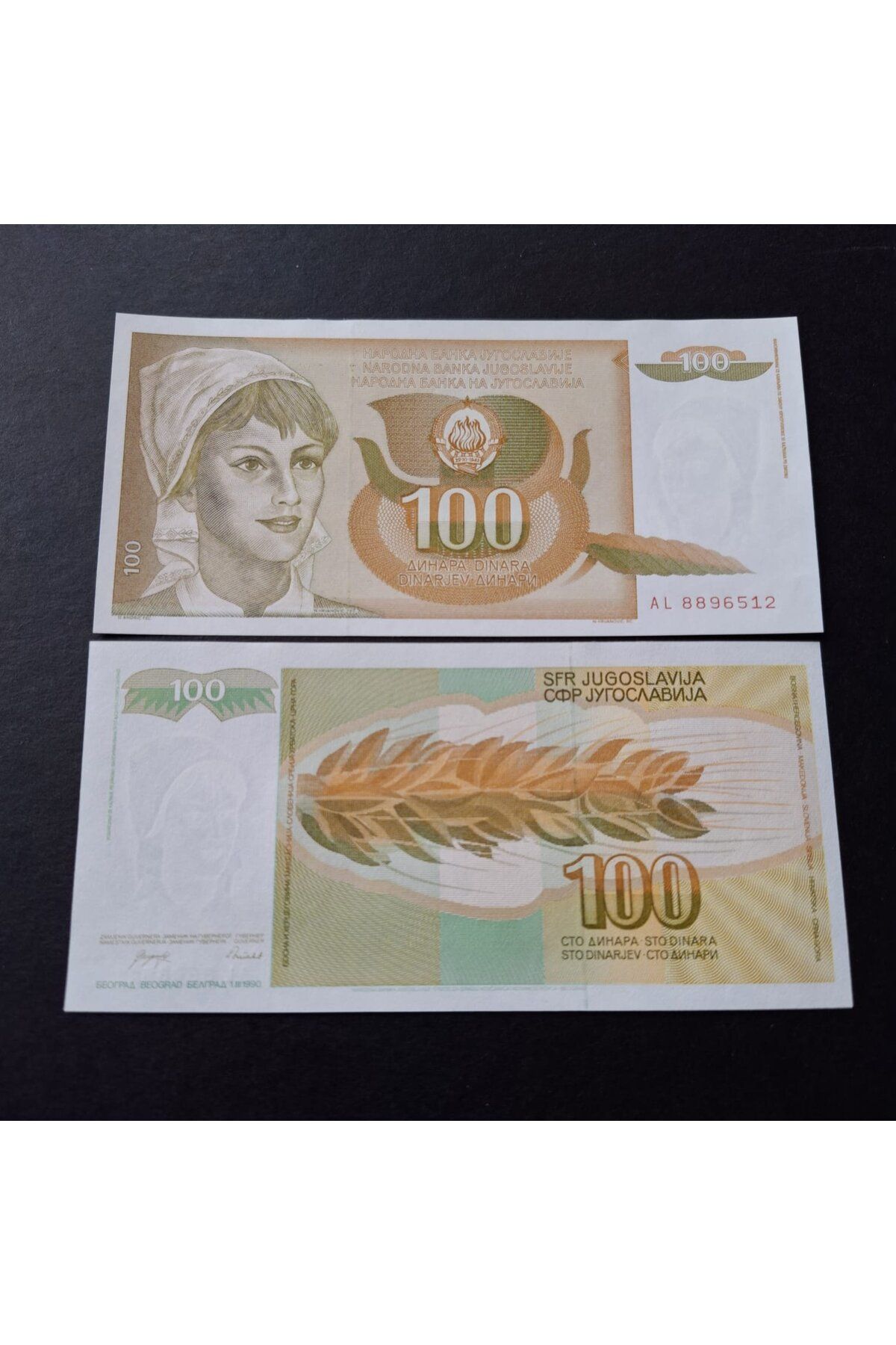 escoines koleksiyon1990Yugoslavya 100 Dinar Ç...