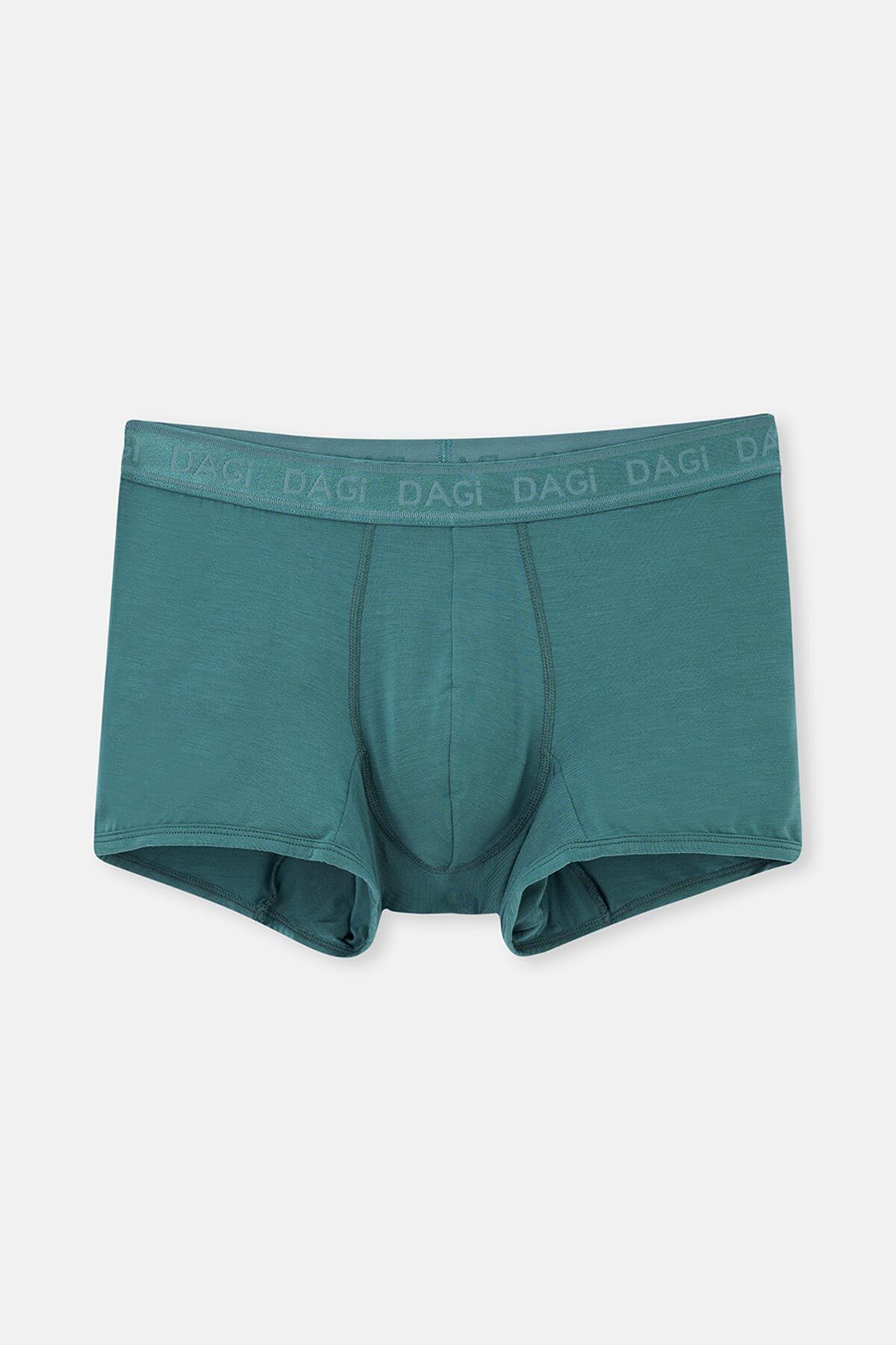 Gri-Mint-Petrol Yeşili 4210 3'Lü Düz Mıcro Modal Boxer