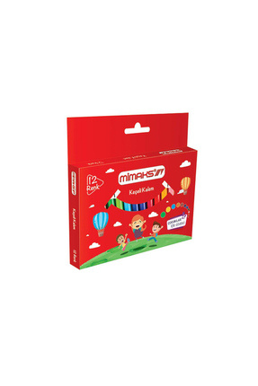 MİMAKS 12 RENK JUMBO KEÇELİ KALEM JFY-4513 Image 0