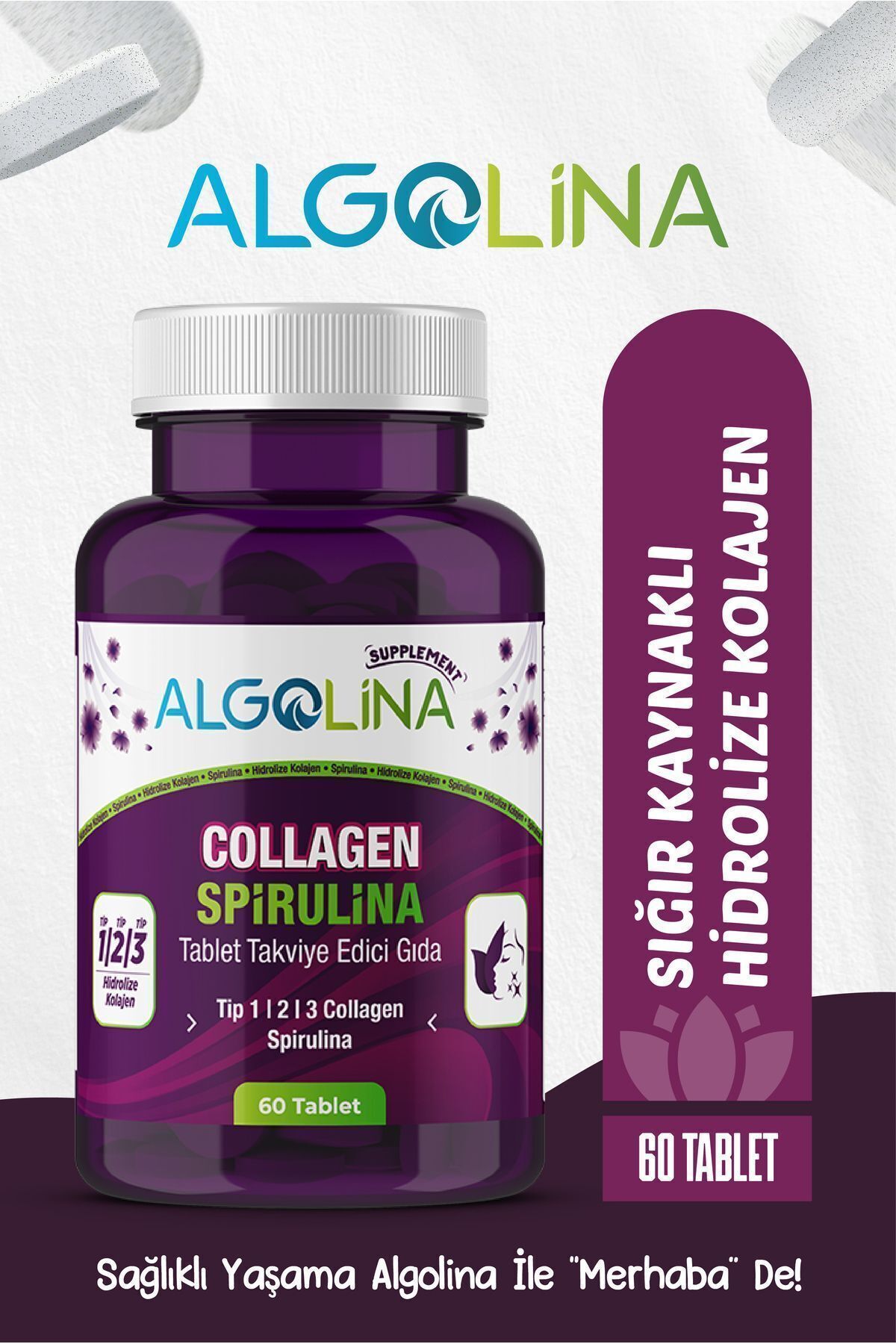 Algolina Collagen + SpirulinaTablet Takviye E...