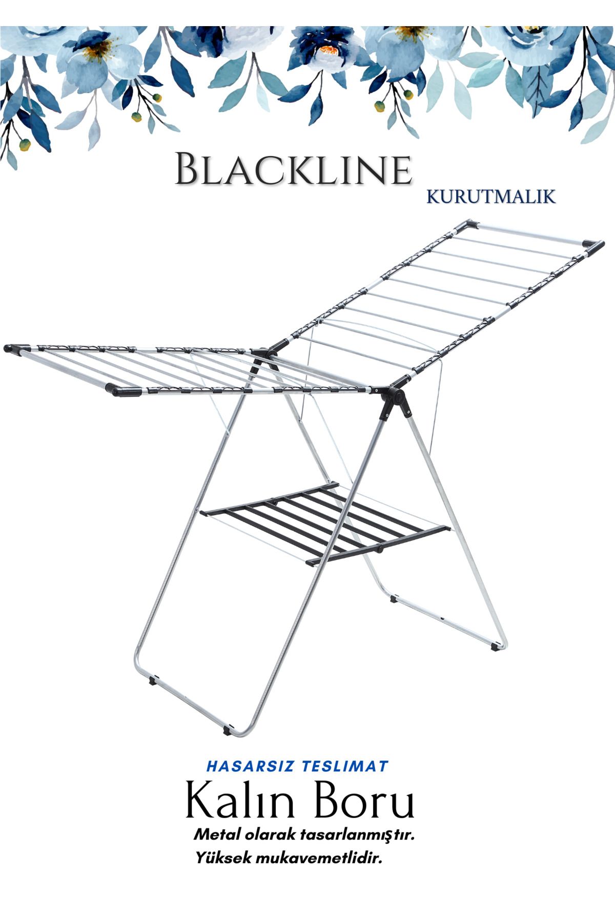 EvekipBlack Line ÇamaşırKurutma Askısı Kurutm...