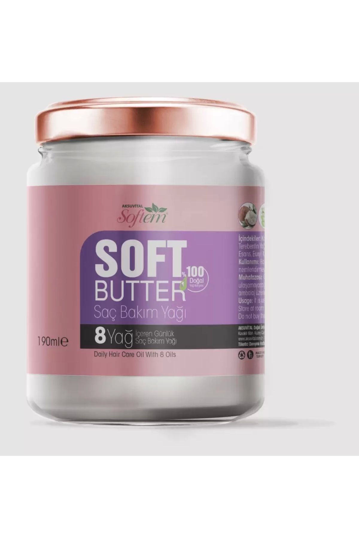 SoftemSoft Butter Saç BakımYağı - 190 ml