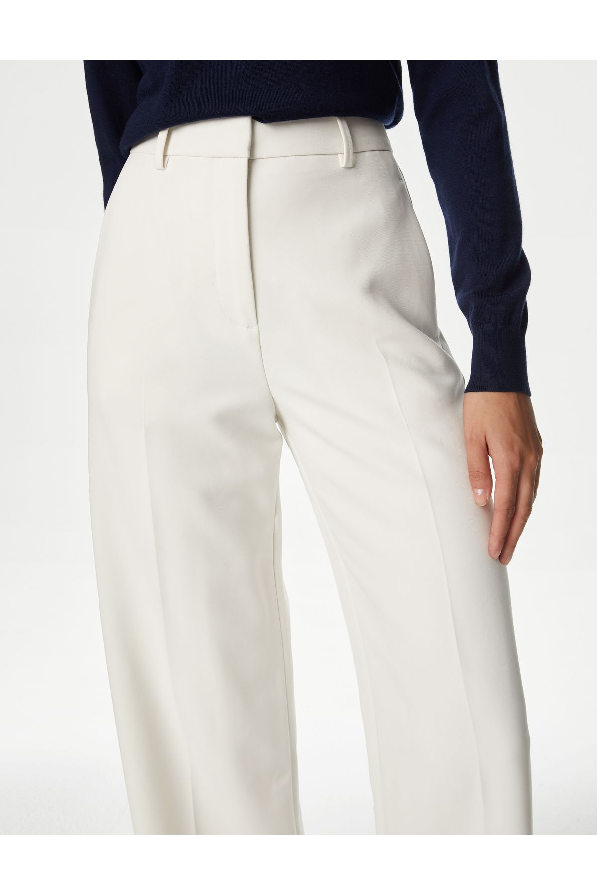 Tailored Fit Wide Leg Pantolon