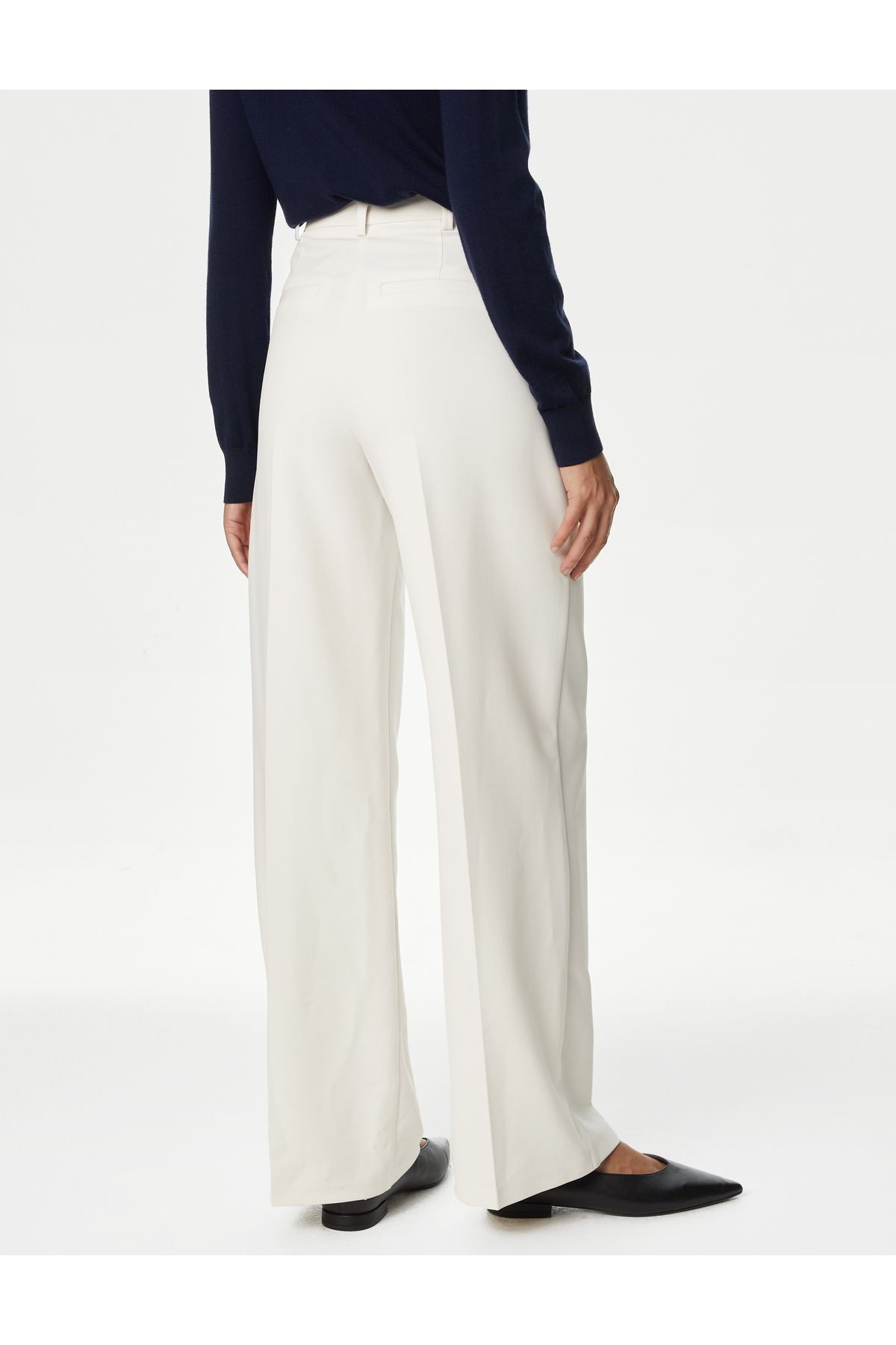 Tailored Fit Wide Leg Pantolon