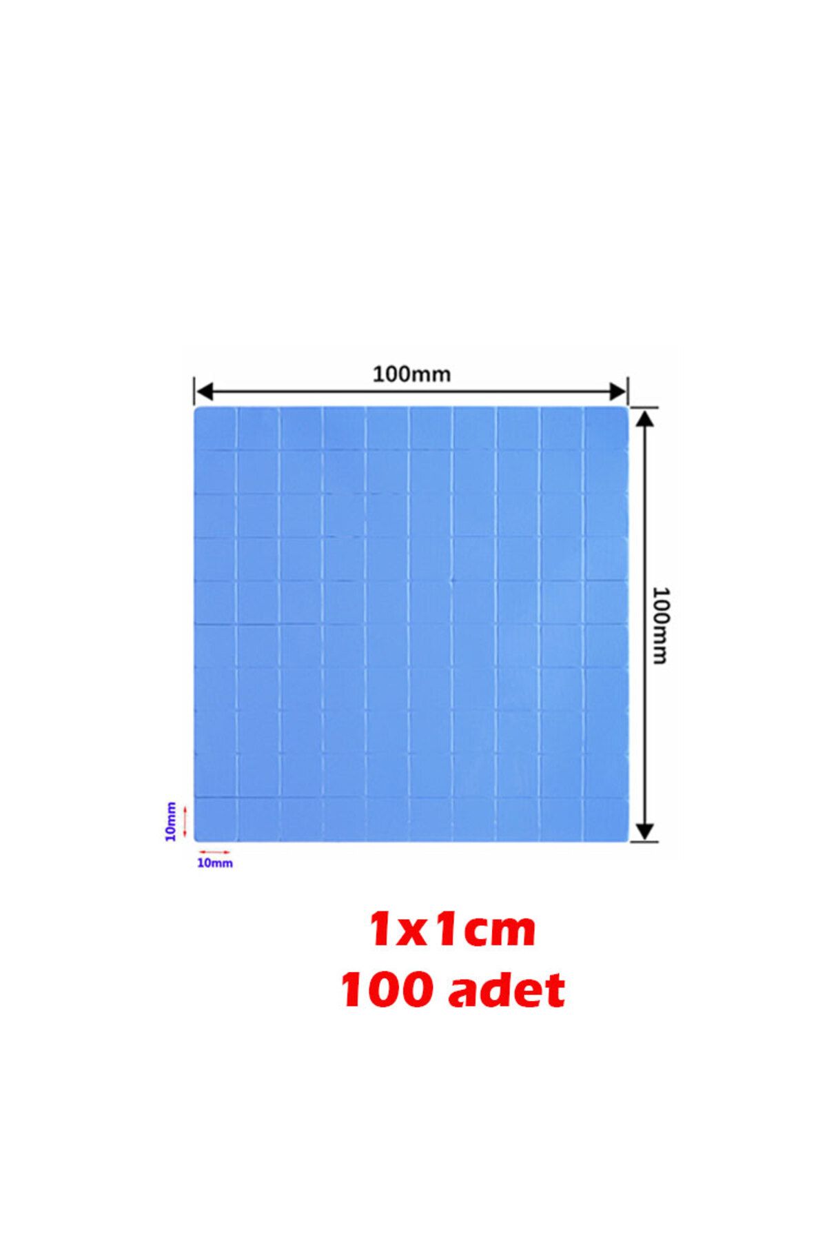 Soğutucu Termal Ped Termal Silikon Ped 1mm 1x1 Cm 100 Adet