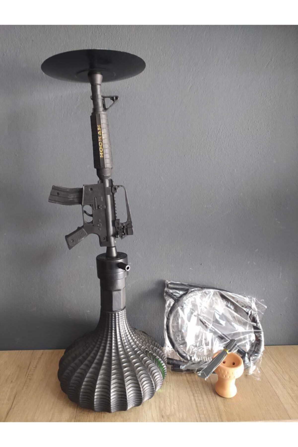 NARGİLEM M4 Silah Nargile Takımı Siyah