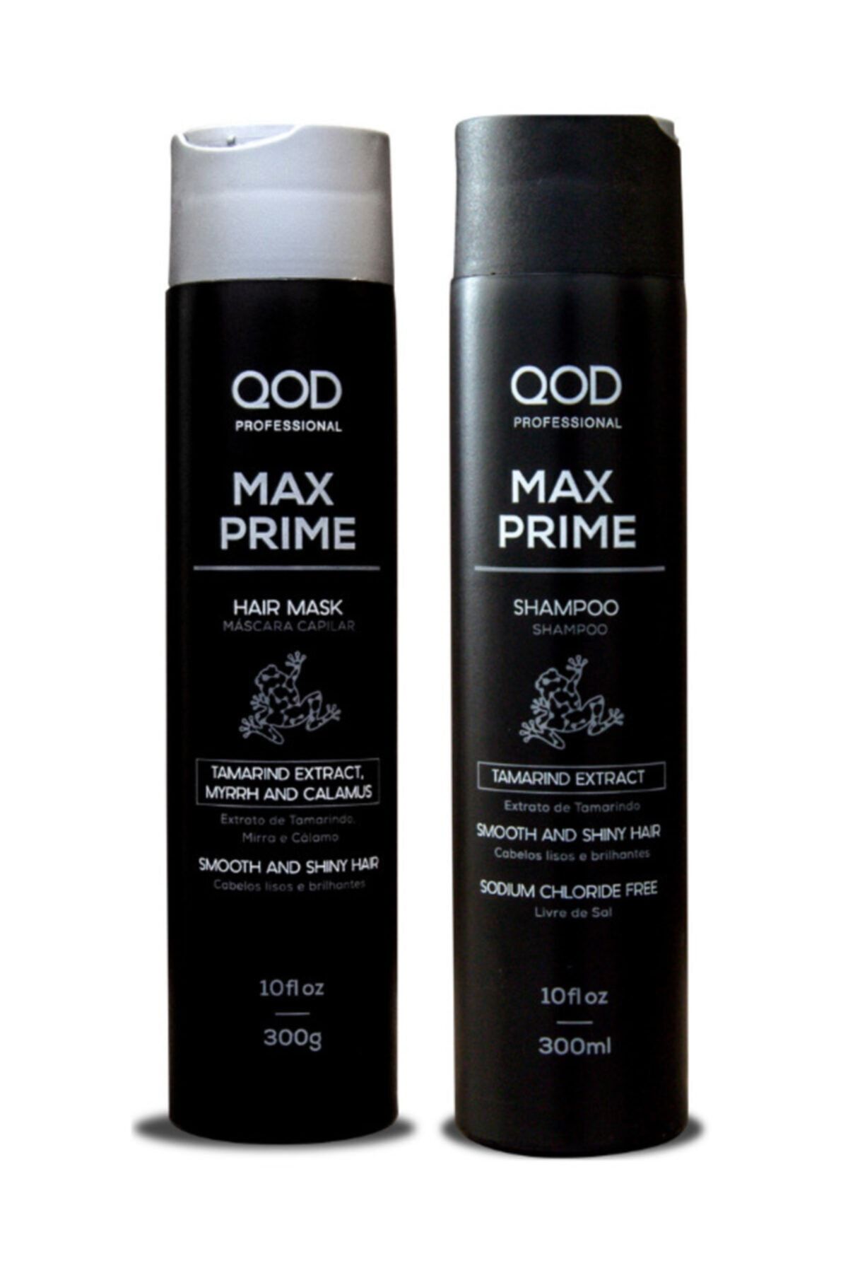 QOD Profesyonel Max Prime Keratin Bakım Şampuan 300 Ml & Saç Maskesi 300ml Seti