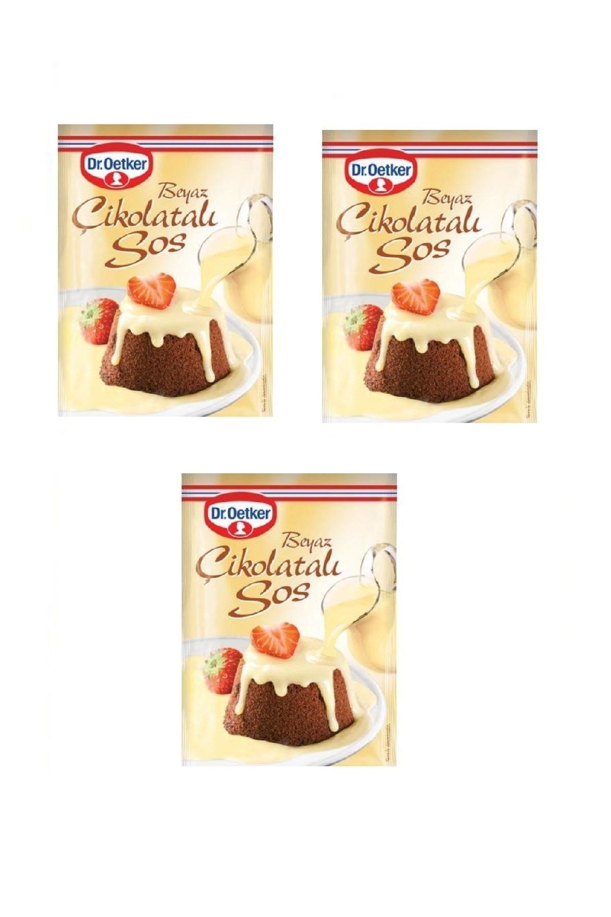 Dr. Oetker Dr Oetker Tatlı Sos Beyaz Çikolatalı 80 Gr X 3 Adet