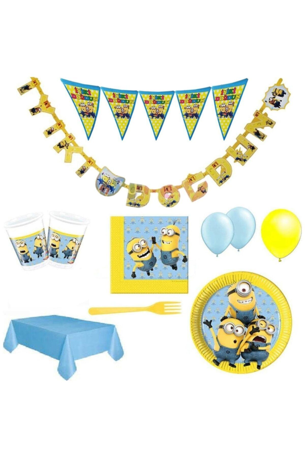 SihirliParti Minion Rush 16 Kişilik Parti Seti