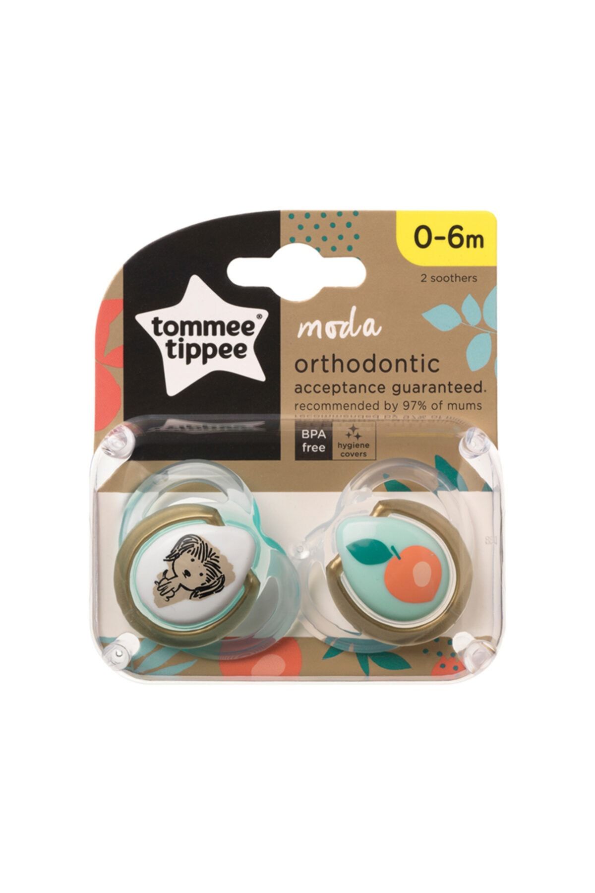 tommee tippee Orthodontic Moda 2'li Emzik 0-6 Ay 43338490