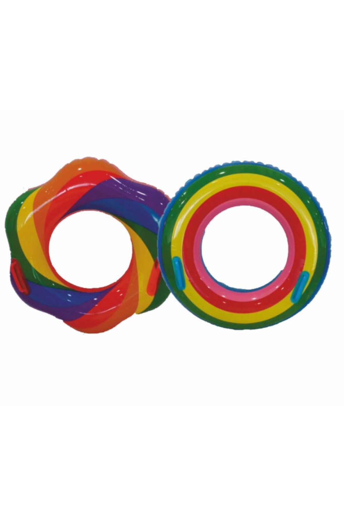 BESTWAY Simit 76 Cm Gökkuşağı Desenli Tututunmalı 1609007