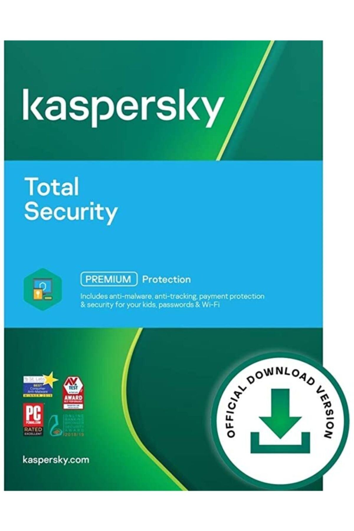 KASPERSKY Total Security ( Son Sürüm ) 3 Cihaz 1 Yıl
