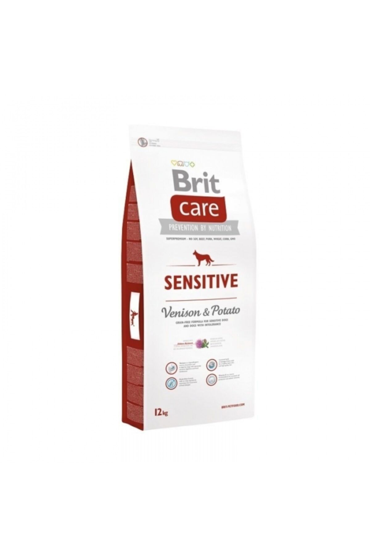 Brit Care Tahılsız Sensitive Geyik Etli Yetişkin Köpek Maması 12kg