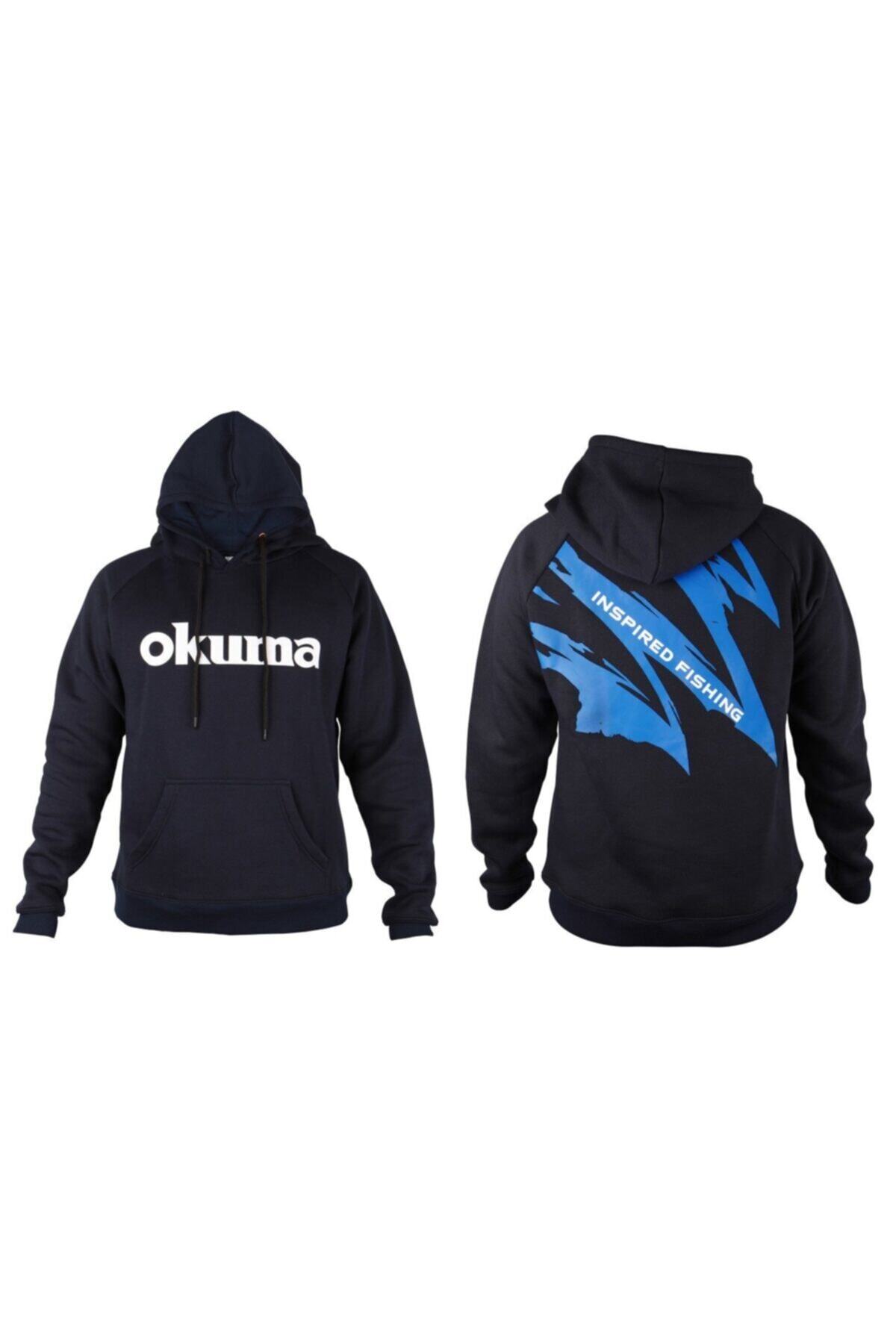 Okuma Kapüşonlu Logolu Sweatshirt M