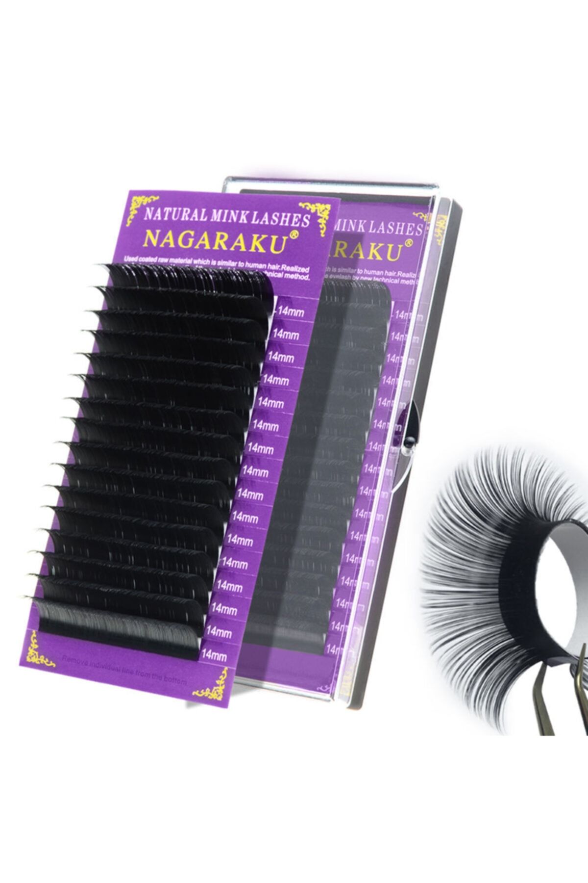 Ocean Nagaraku Doğal Ipek Kirpik (natural Eyelash) 13mm 0.03c Extra Ince