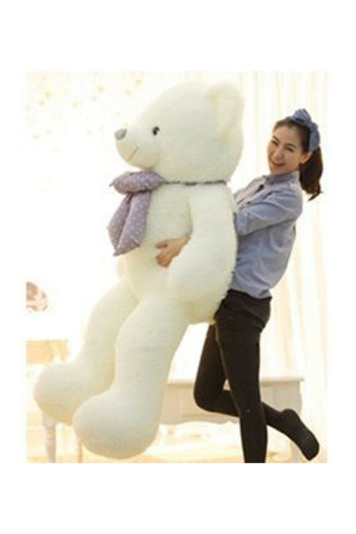defne oyuncak Papyonlu Büyük Peluş Ayı 125 Cm Hediye Ayıcık