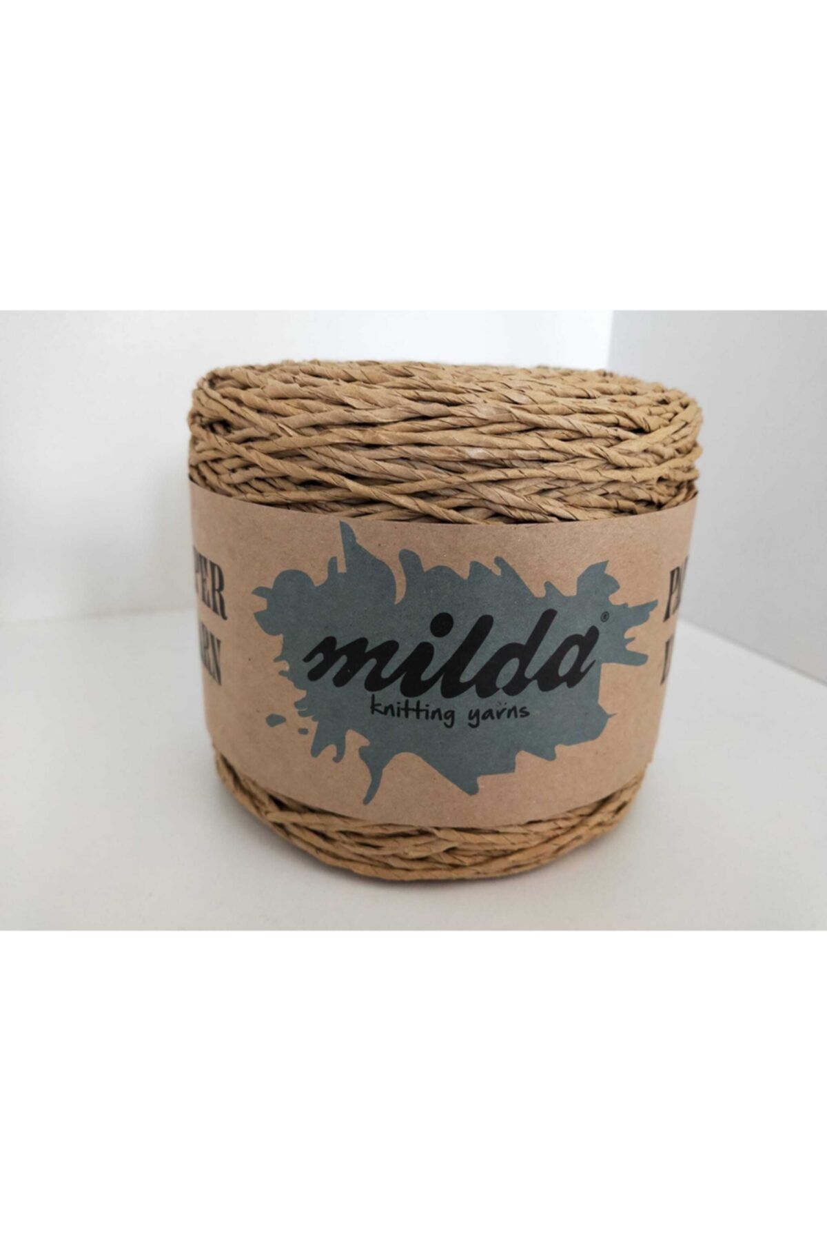Milda Kağıt Ip Paper Yarn Natural Kağıt Örgü Supla Ipi