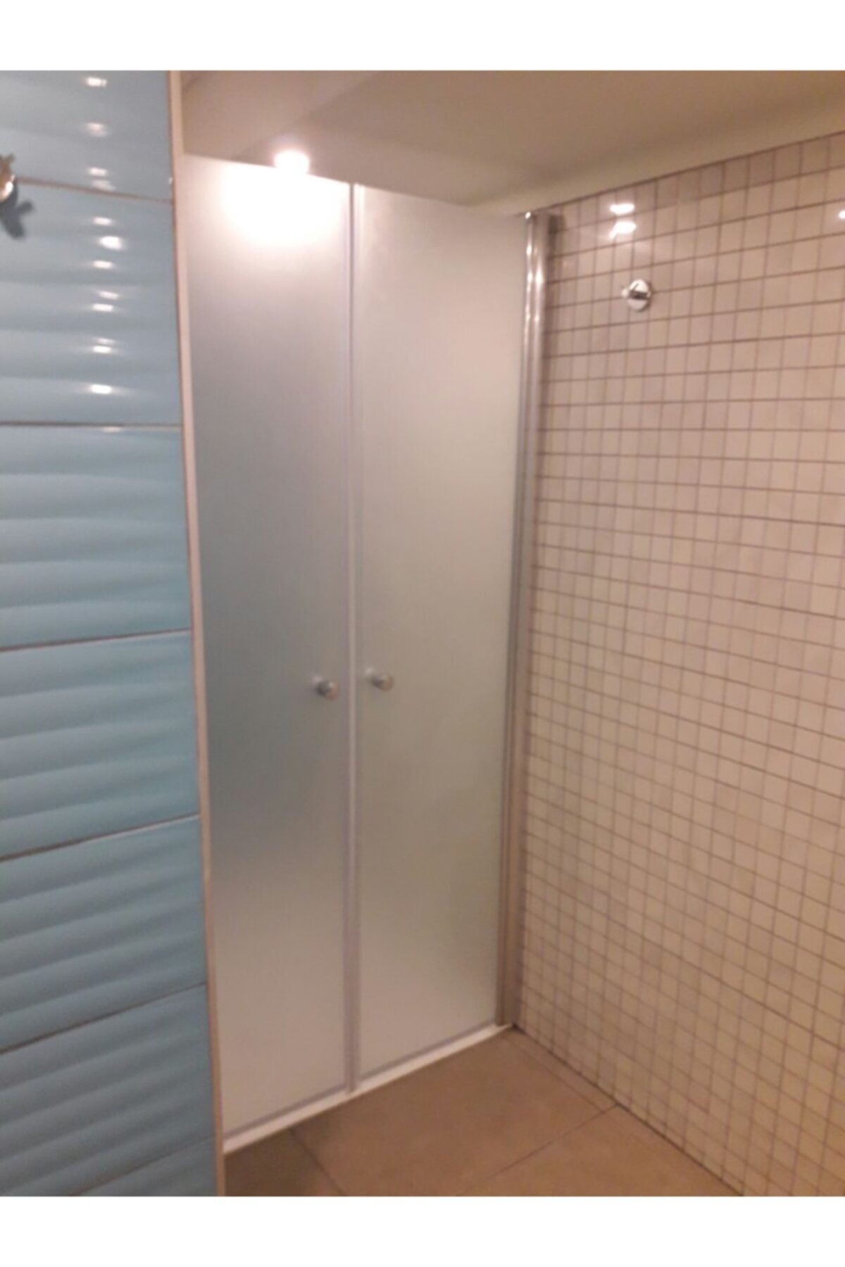 ayzaduş 80cm H:190 Parlak Menteşeli 6 Mm Duşakabin