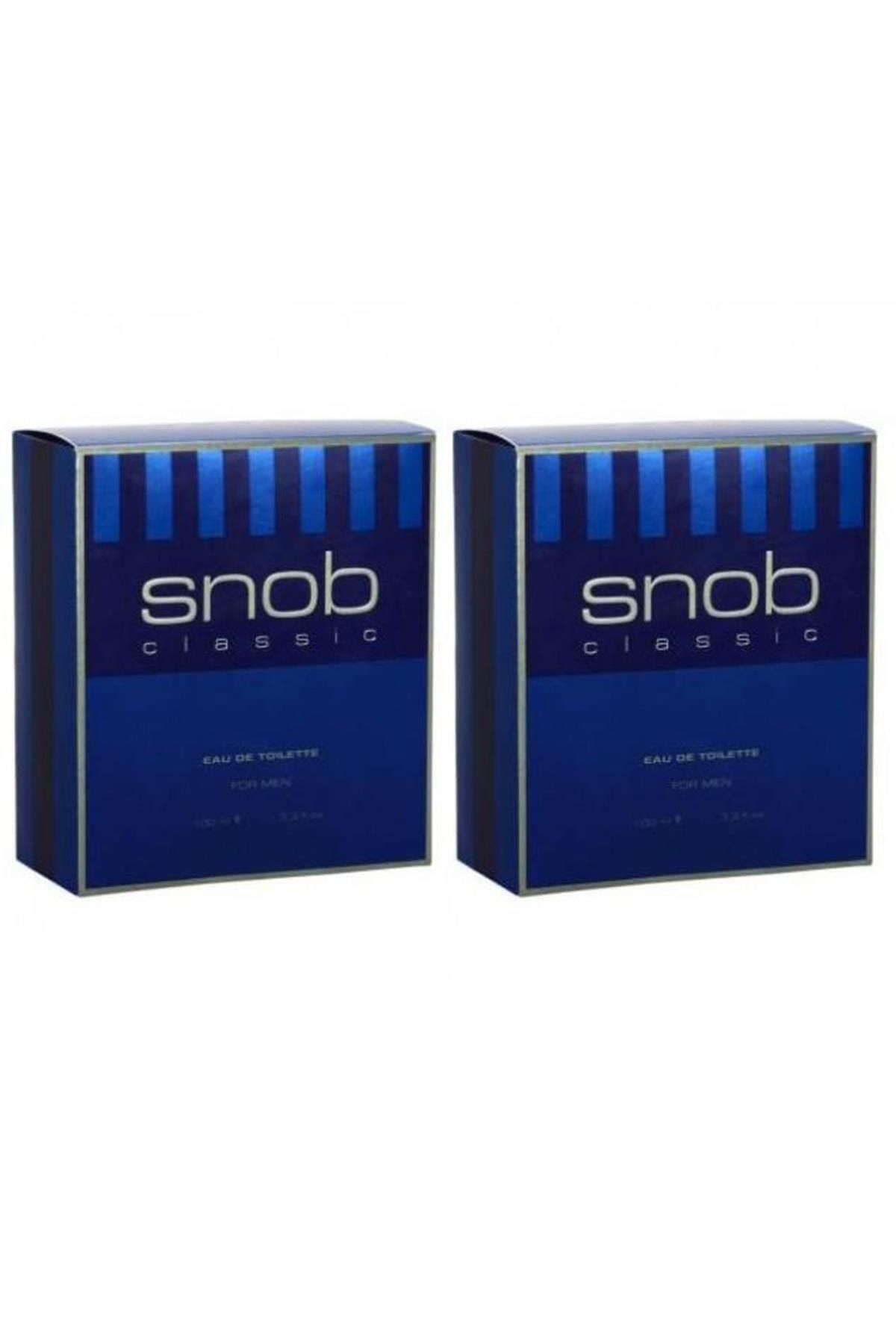 Snob Klasik Erkek Parfüm 100ml x 2 Adet