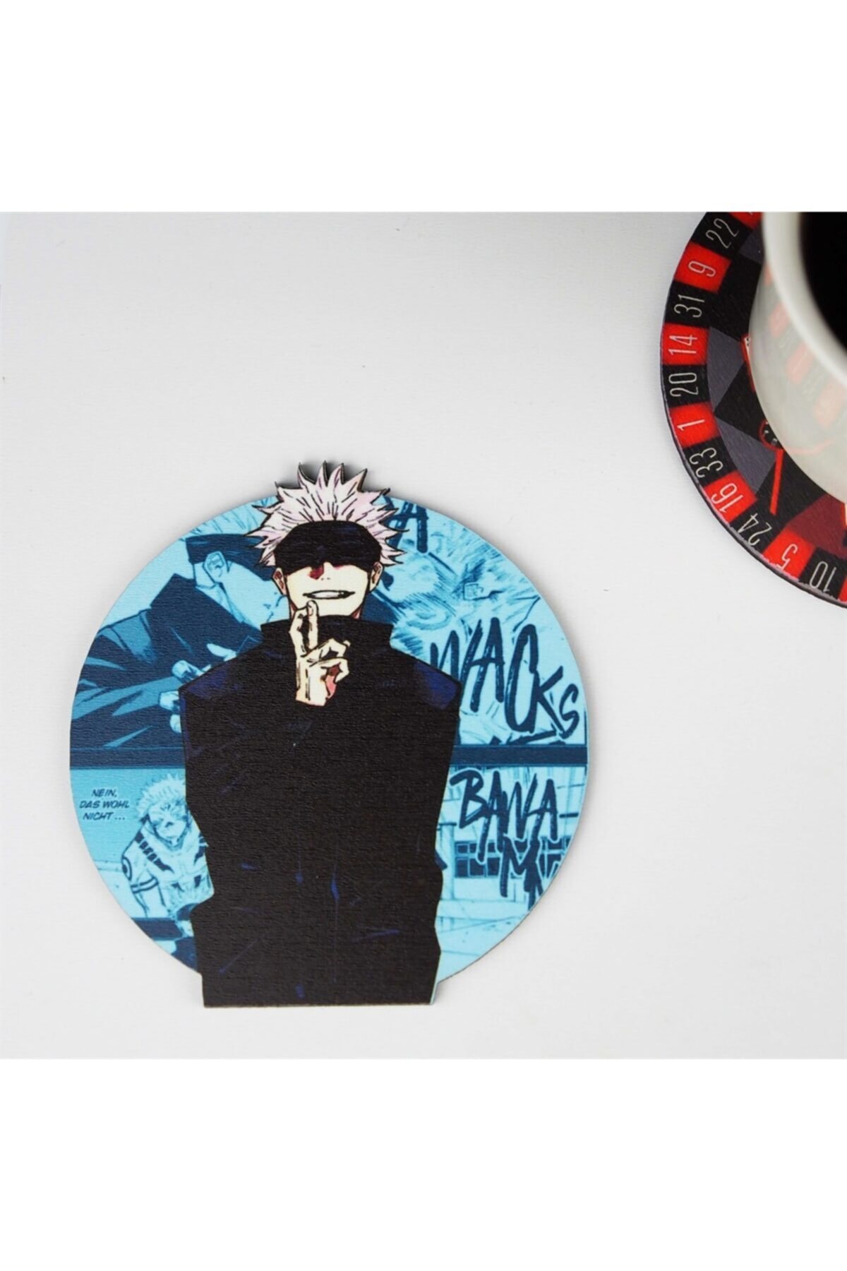 Planet Butik Anime Jujutsu Kaisen Satoru Bardak Altlığı