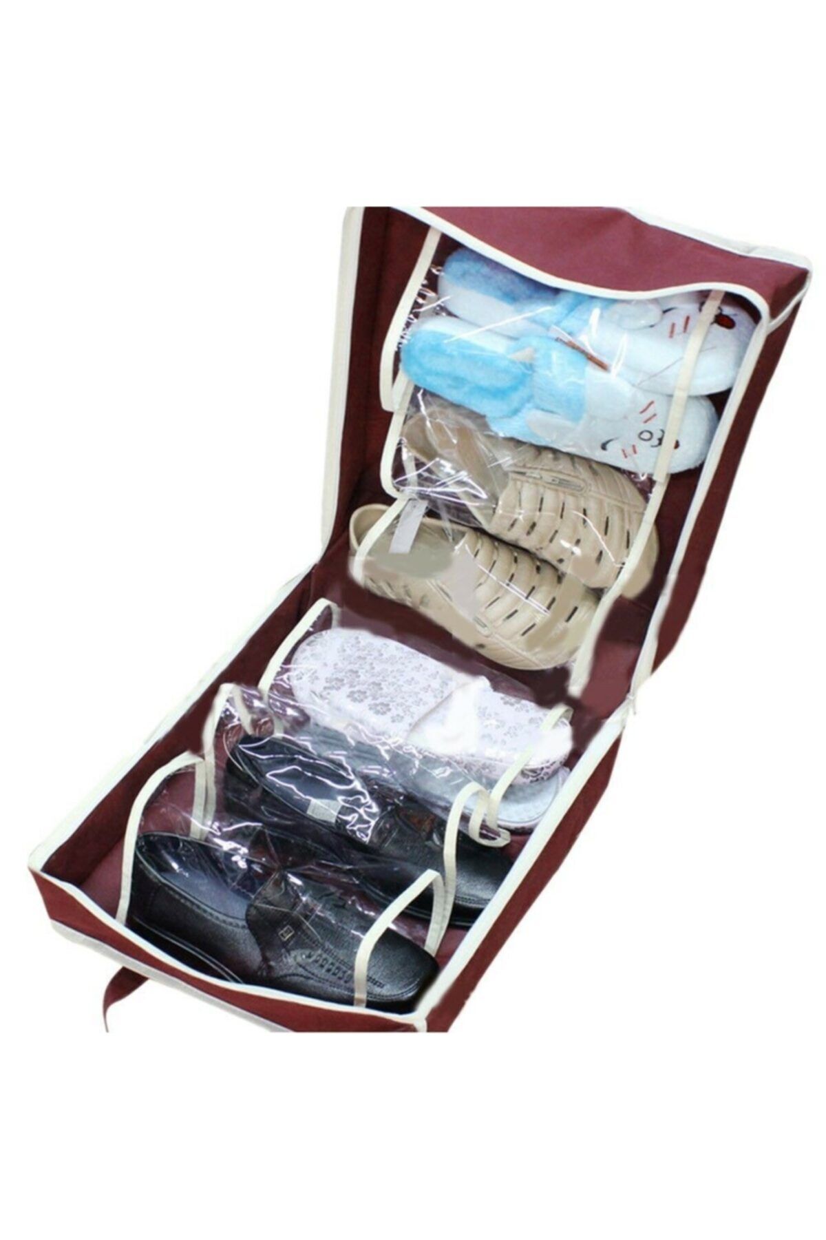 HİMARRY Shoe Tote Ayakkabı Saklama Ve Taşıma Çantası (bordo)