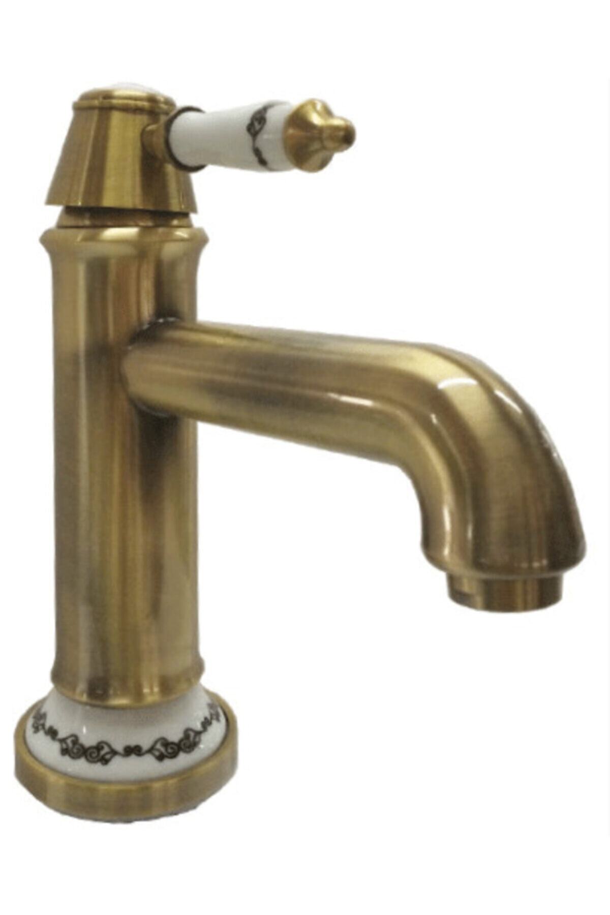 Bariton Elita Antik(eskitme) Lüks Banyo Lavabo Bataryası