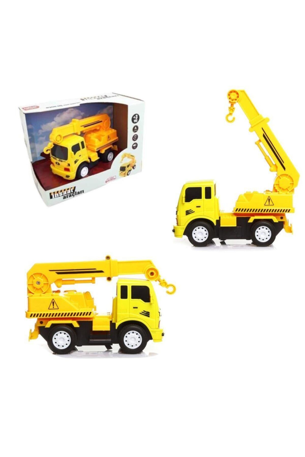 BİRLİK TOYS Şehrin Inşaat Araçları Pilli Sürtünen Işıklı-vinç