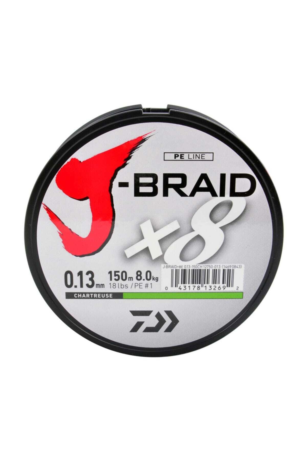 DAIWA Jbraid 8b 150m Chartreuse Ip Misina - 0,13mm
