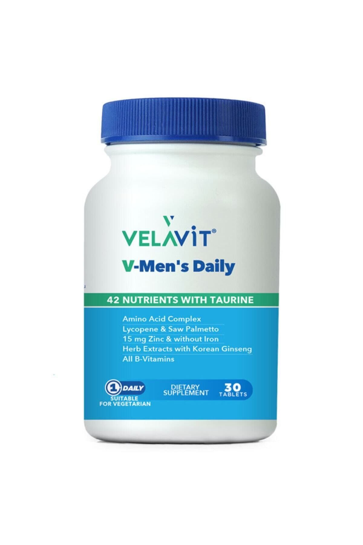 Velavit V-mens Daily Takviye Edici Gıda 30 Tablet