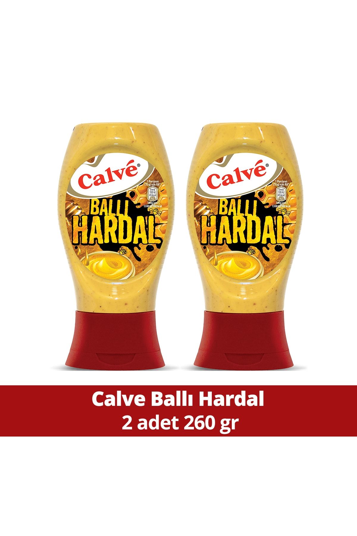 Calve Ballı Hardal 260 gr x 2 Adet