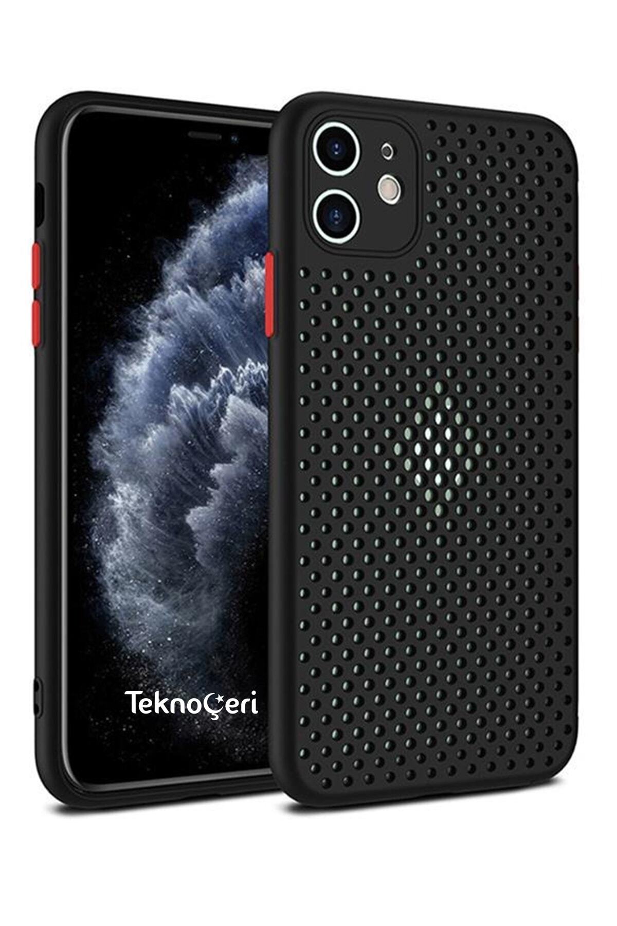 Teknoçeri Iphone 11 Uyumlu Delikli Kamera Korumalı Yumuşak Silikon Kılıf