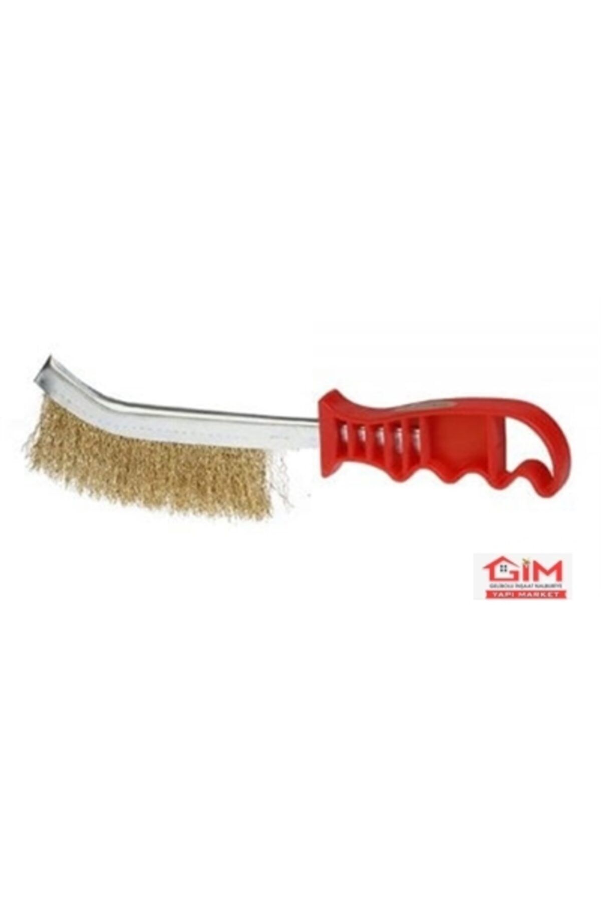 GİM -bulmax Dar Saplı Tel Fırça Mangal Şömine Fırçası