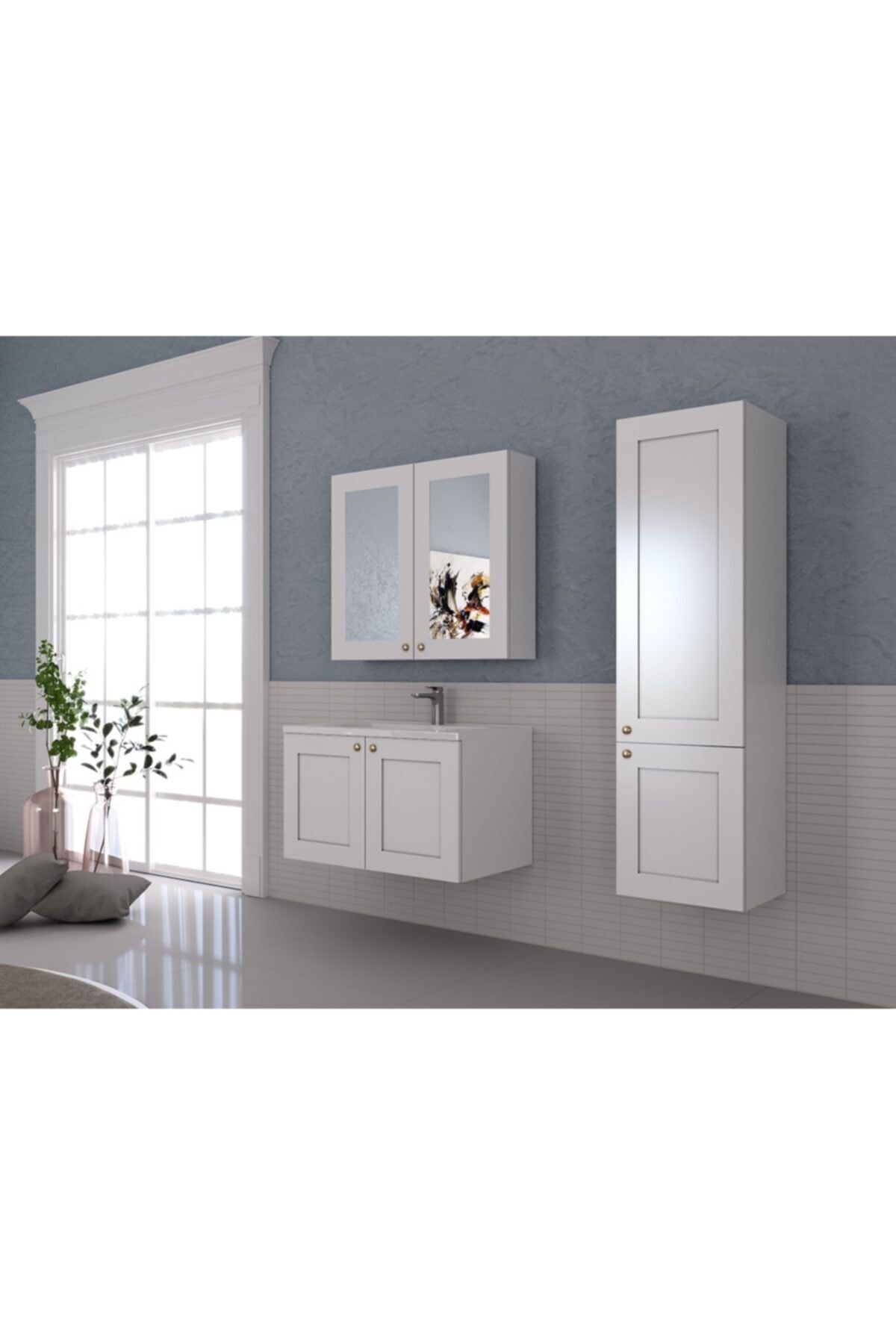Höger Classy 038 Banyo Boy Dolabı