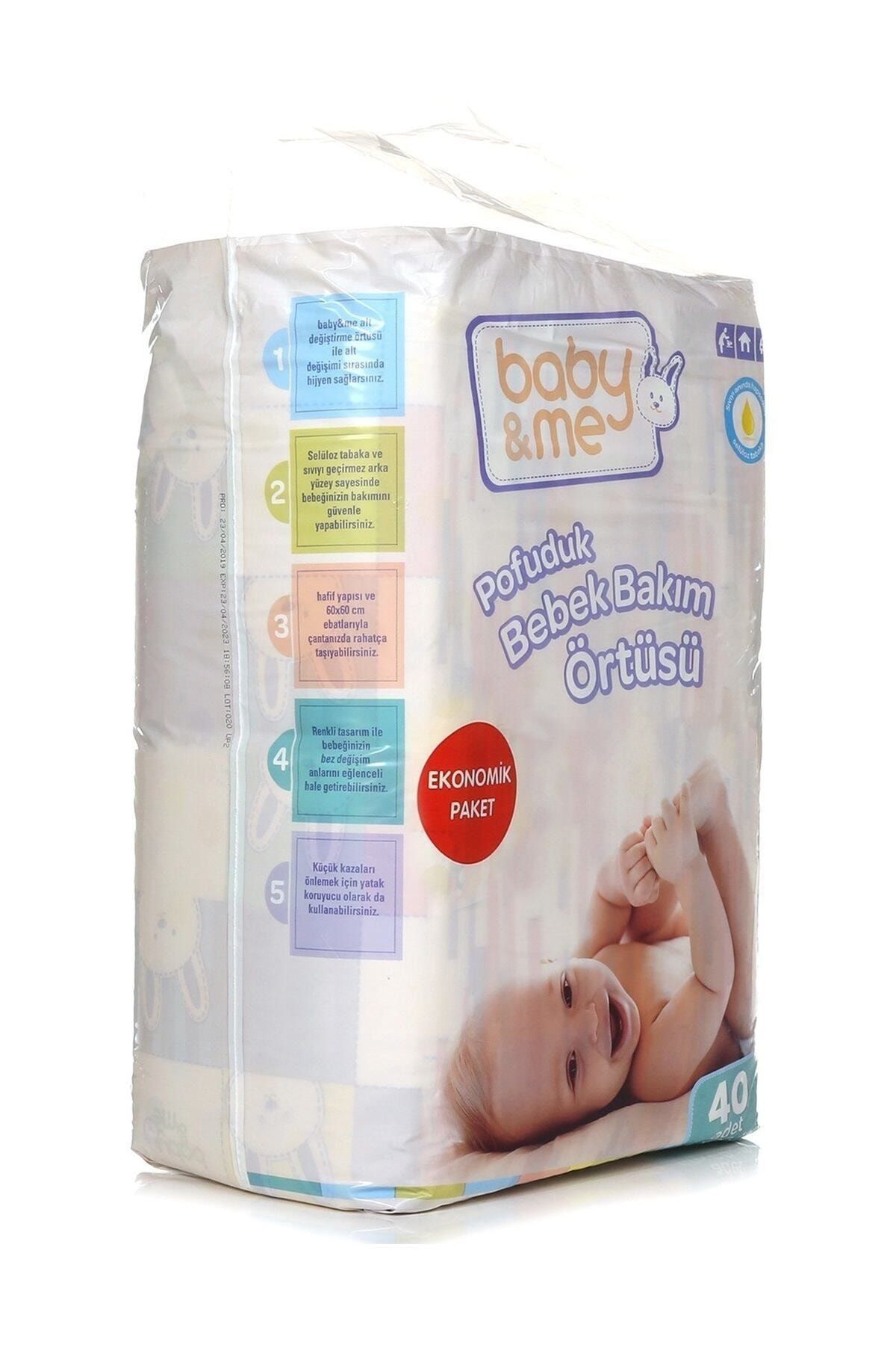 baby me pofuduk alt degistirme ortusu 60x60 cm 40 adet fiyati yorumlari trendyol