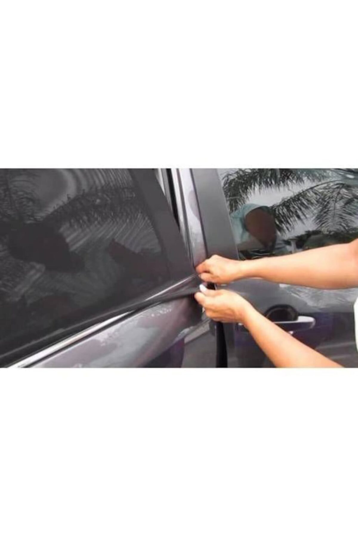 Ankaflex Araba Oto Araç Yan Cam Perde Kılıfı Güneşliği Araba Araç Arka Yan Cam Güneşlik (2 Adet)